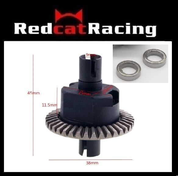 Redcat.Toys 02024 Front/Rear Differential Gear w/ Bearings HSP and Redcat RC's