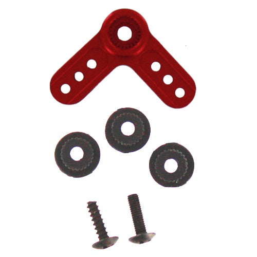 Redcat Racing 80236R Aluminum servo arm L-shape RED  80236R