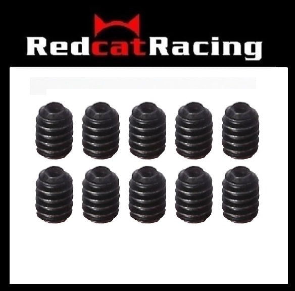 Redcat.Toys 02099  4x4mm Set Screws (10pcs) Grub Head screw HSP Himoto Redcat