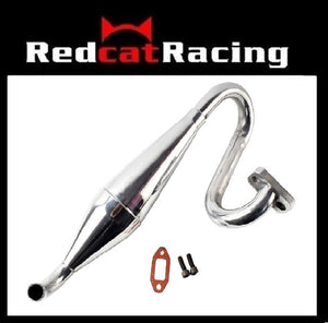 Redcat.Toys 050024 Aluminum Polished Tuned Pipe Rampage MT & TT HSP 94050