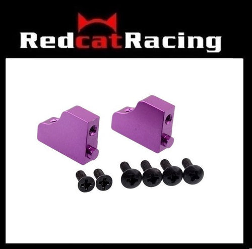 Redcat.Toys 103013 Aluminum Servo Mount set w/ 6 screws Purple