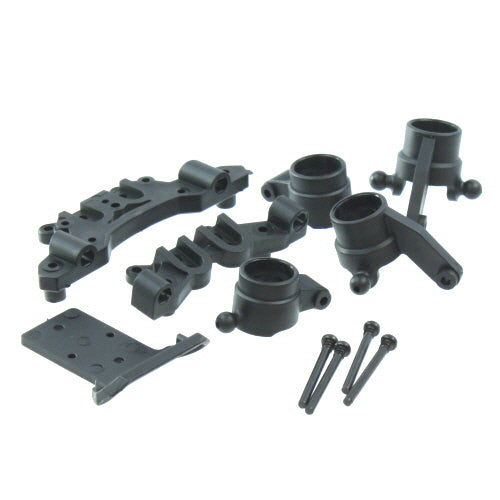 Redcat Racing Plastic Front Steering Knuckle Shock Towers Hub Carriers, & Rear Bumper  (V2) 12605RT2 - RedcatRacing.Toys