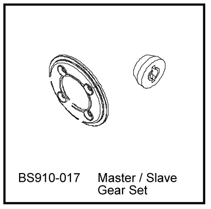 Redcat Racing BS910-017 Ring & Pinion Gear Set (43T/13T) - RedcatRacing.Toys