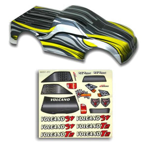 Redcat Racing 88024SY 1/10 Truck Body Silver and Yellow  88024SY * DISCONTINUED - RedcatRacing.Toys