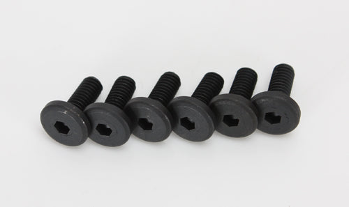 Redcat Racing 126308SE 3x8mm Steel Flat Round Servo Mount Screw (6) - RedcatRacing.Toys