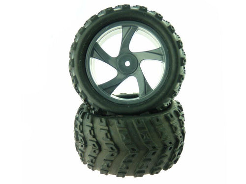 Redcat Racing 28663 Tire and Rim for Monster Truck (23626B+28662) 2P - RedcatRacing.Toys