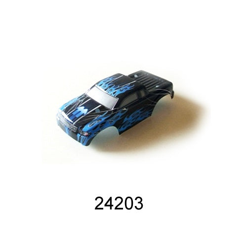 Redcat Racing Truck Body- Black+Blue for Sumo RC 24203 - RedcatRacing.Toys