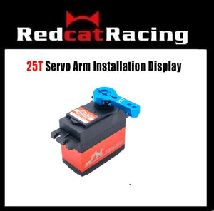 Redcat.Toys RER13328 25T Steering Servo Arm Horn Blue for Redcat/ HSP etc