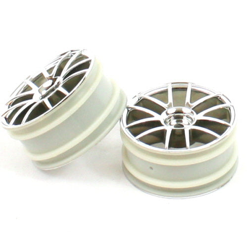 Redcat Racing 02018c Chrome Spoke Wheels, 2pcs - RedcatRacing.Toys