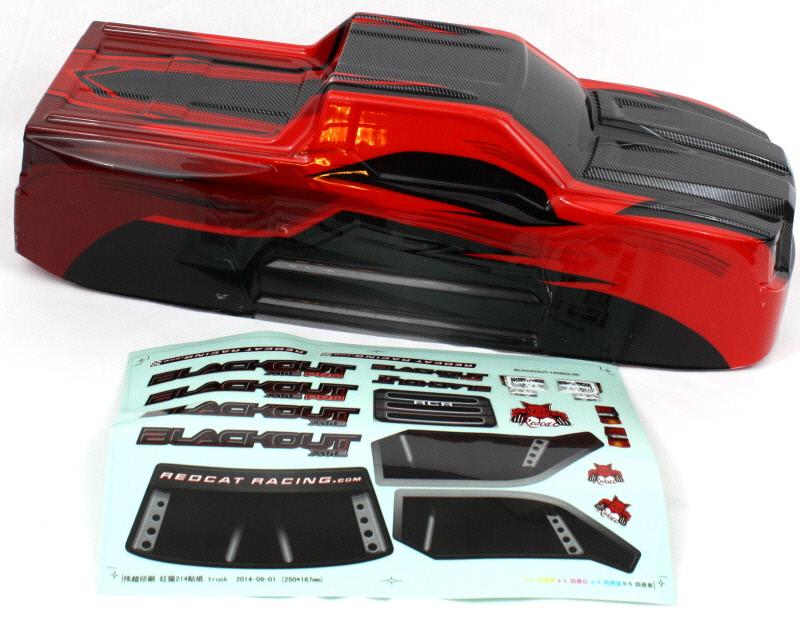 Redcat Racing BS214-003T-RED Truck Body Red BS214-003T-RED - RedcatRacing.Toys