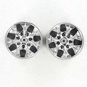 Redcat Racing 2 Piece 2.8 Chrome 7 Spoke Wheels 2pc 08008nc - RedcatRacing.Toys