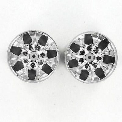Redcat Racing 2 Piece 2.8 Chrome 7 Spoke Wheels 2pc 08008nc - RedcatRacing.Toys