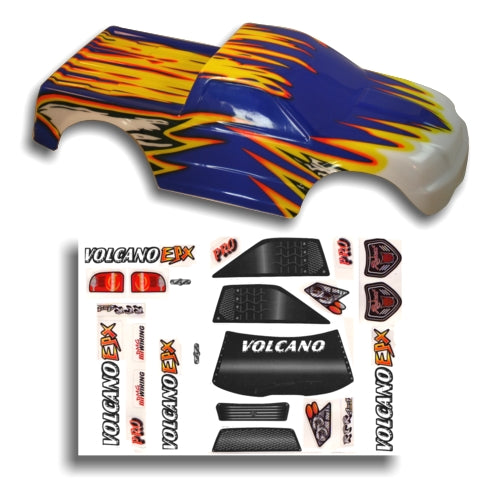 Redcat Racing 88006BY 1/10 Truck Body Blue and Yellow  88006BY * DISCONTINUED - RedcatRacing.Toys
