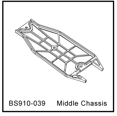 Redcat Racing BS910-039 Middle Chassis ~ - RedcatRacing.Toys