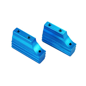 Redcat Racing Machined aluminum engine mount (2pcs)(blue) 02128B - RedcatRacing.Toys