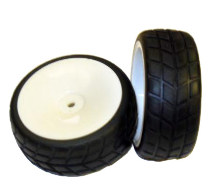 Redcat Racing 02117w White wheels and tires 2pcs  02117w - RedcatRacing.Toys
