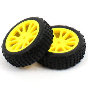 Redcat Racing 85007Y Offroad Front Wheels and Tires, 2pcs (Yellow) - RedcatRacing.Toys