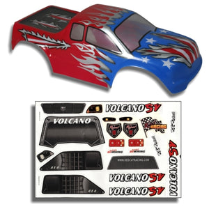 Redcat Racing 88019RWB 1/10 Truck Body Red, White, and Blue  88019RWB * DISCONTINUED - RedcatRacing.Toys