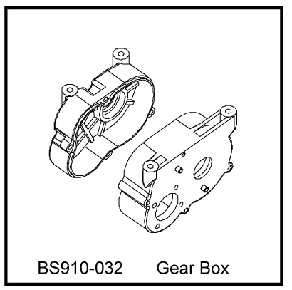 Redcat Racing BS910-032 Gear Box  Terremoto 10 V2 BS910-032 - RedcatRacing.Toys