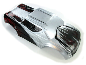 Redcat Racing R1103 Monster Truck Body, Silver Black, and Red - RedcatRacing.Toys