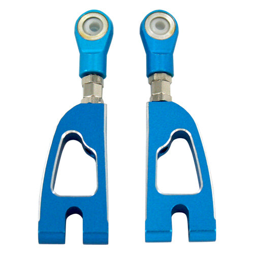 Redcat Racing 08070B Aluminum rear Upper Suspension Arms, Blue (2pcs) 08070B - RedcatRacing.Toys