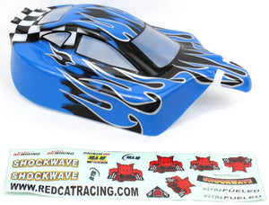 Redcat Racing 66100 1/10 Buggy Body Blue Flame - RedcatRacing.Toys