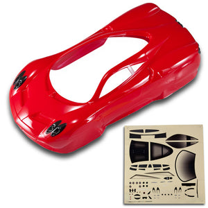 Redcat Racing BS205-040R Pagani Road Body, Red  BS205-040R - DISCONTINUED - RedcatRacing.Toys