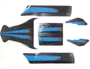 Redcat Racing 69565 Complete Mirage Body Kit, Blue - RedcatRacing.Toys