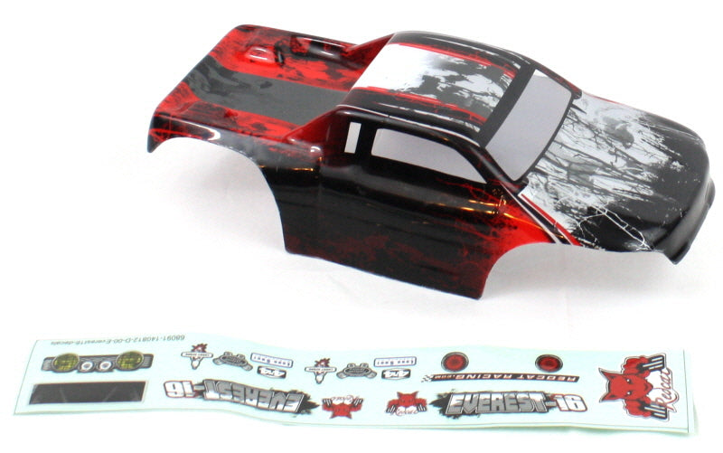 Redcat Racing R680-R 1/16 Rock Crawler Body, Red - RedcatRacing.Toys