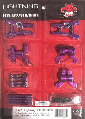 Redcat Racing Lightning Pro/Drift/STK hop up kit (New version) (Purple) HUK-2P - RedcatRacing.Toys