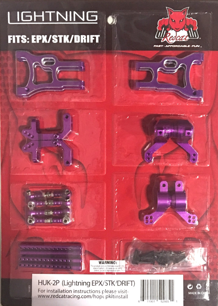 Redcat Racing Lightning Pro/Drift/STK hop up kit (New version) (Purple) HUK-2P - RedcatRacing.Toys