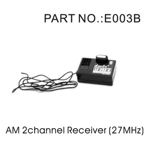 Redcat Racing E003B AM 27MHz 2 Channel Receiver  E003B - RedcatRacing.Toys