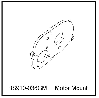 Redcat Racing BS910-036GM Motor Mount ~ - RedcatRacing.Toys