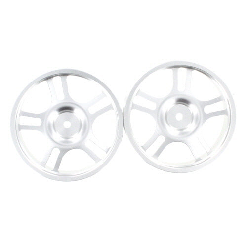 Redcat Racing 106673 Aluminum Front Wheels, Silver (2pcs) - RedcatRacing.Toys