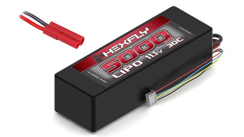 Redcat Racing LIPO Battery , 5000mAh  30c  11.1V (139mm x 47mm x 39.5mm)  HX-500030C-3S-BV2 - RedcatRacing.Toys