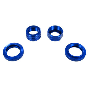 Redcat Racing 50128B Shock Absorber Caps and Spring Collars, Blue - RedcatRacing.Toys