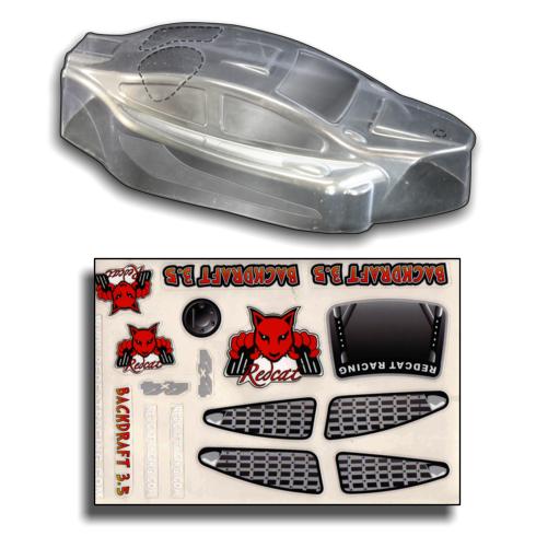 Redcat Racing BS802-002c 1/8 Buggy Body, Clear - RedcatRacing.Toys