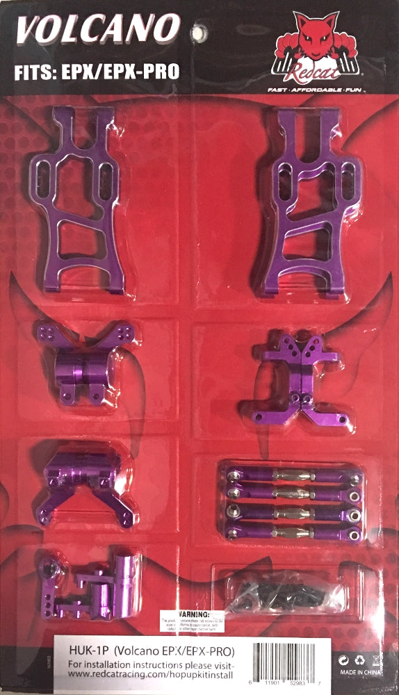 Redcat Racing Volcano EP/EP Pro hop up kit (New version) (Purple) HUK-1P - RedcatRacing.Toys