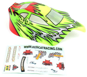 Redcat Racing 10707 1/10 Buggy Body Red and Green  10707 - RedcatRacing.Toys