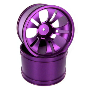 Redcat Racing 108839 Aluminum wheels, Purple (for Volcano only) (2pcs) 108839 - RedcatRacing.Toys