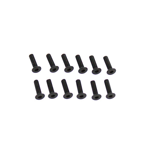 Redcat Racing BS502-029 HM3*12mm Flat Hex Screw  12PCS - RedcatRacing.Toys