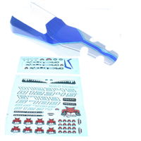 Redcat Racing BS709-016RR Blue Cyclone XB10 Body (Wing not included) Redcat Racing BS709-016RR Blue Cyclone XB10 Body (Wing not included) - RedcatRacing.Toys