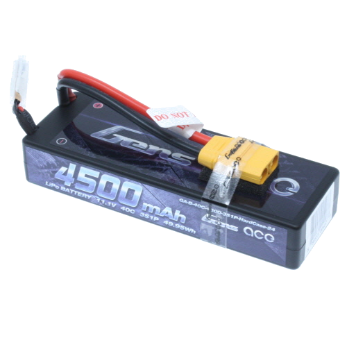Redcat Racing 4500mAh 11.1V 40C 3S1P HardCase Lipo Battery Pack w/ XT90 Connector GA-3S-LCG-4500-40C - RedcatRacing.Toys