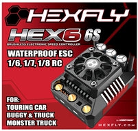 Redcat Racing HX-HEX6-160-6S  HEX6 6s ESC - RedcatRacing.Toys