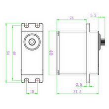 Load image into Gallery viewer, Redcat.Toys RER11857 25KG Metal Gear Waterproof Digital Servo - 2 pieces