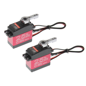 Redcat Racing RER11857 HEXFLY Servo 25KG (Qty 2)  Metal Gear Waterproof Servo RER11857