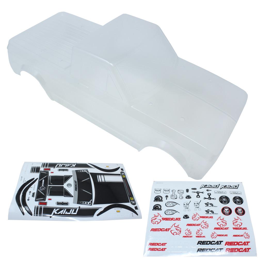 Redcat Racing RER12500 Clear Truck Body w/ Sticker Sheet KAIJU RER12500