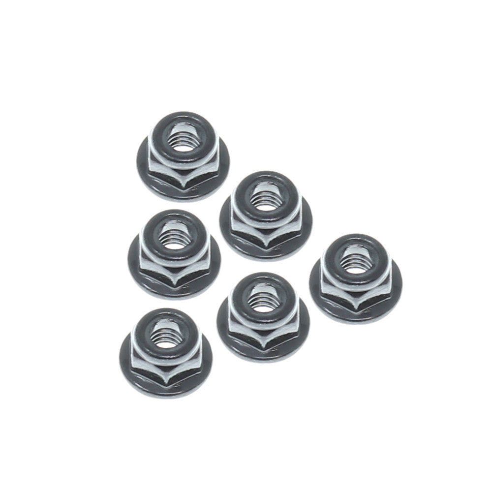 Redcat Racing RER12694 M4 Serrated Nylon Lock Nut (6pcs) (Replacement for 70129) RER12694