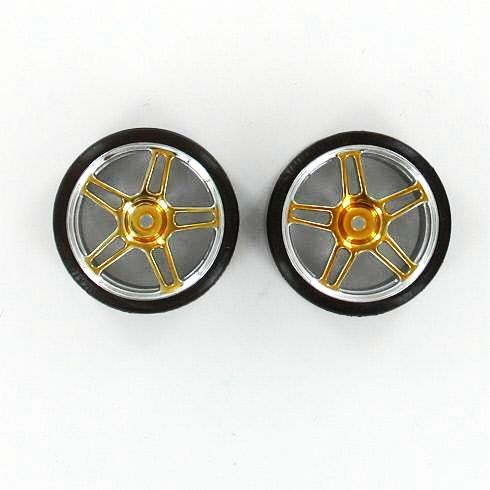 Redcat Racing 07003y Anodized Yellow Drift Wheels and Tires - RedcatRacing.Toys