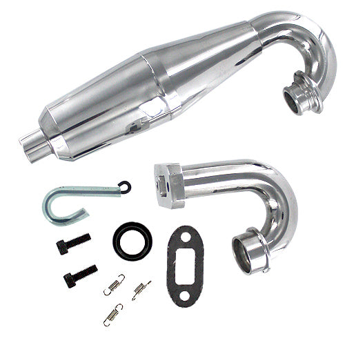 Redcat Racing 54086 Aluminum Tuned Pipe with Manifold 54086 - RedcatRacing.Toys